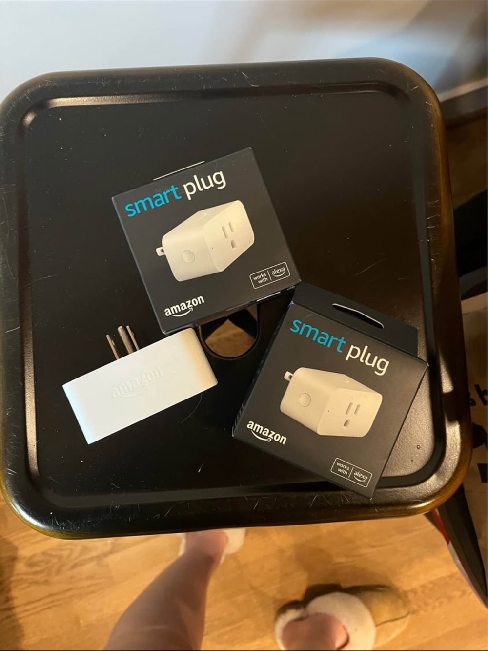 Amazon Smart Plug Duo with White Outlets